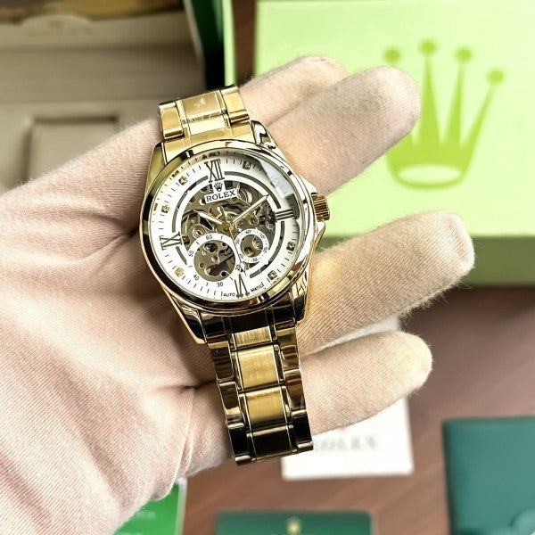 Rolex_Automatic_Gold_white_New_Model