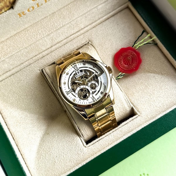 Rolex_Automatic_Gold_white_New_Model
