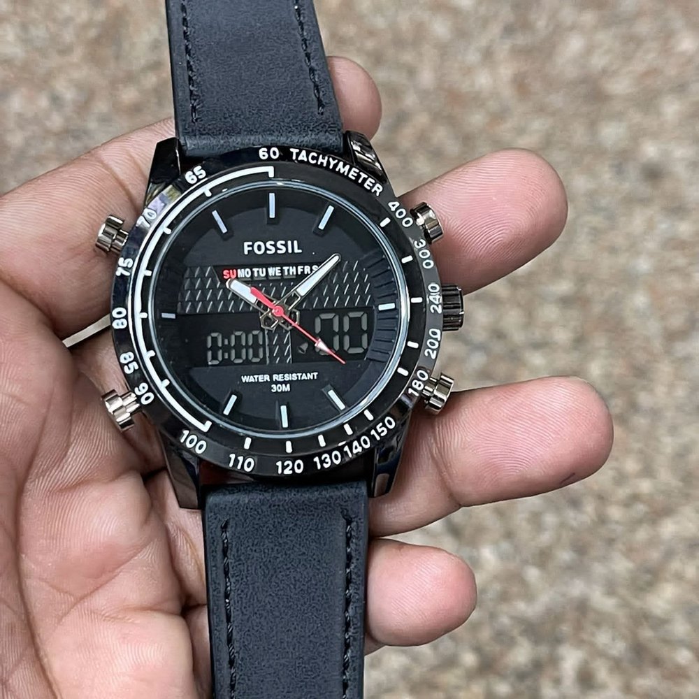 FOSSIL DIGITAL SILVERBLACK
