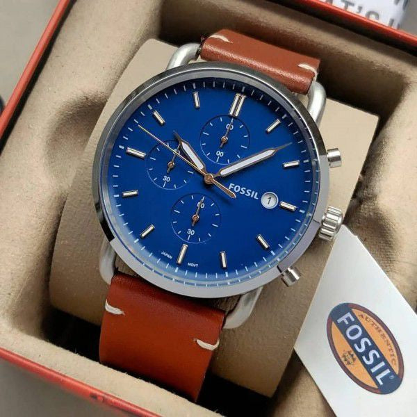 Fossil Silver Blue