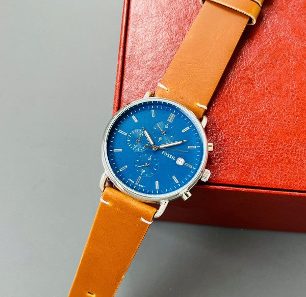 Fossil Silver Blue