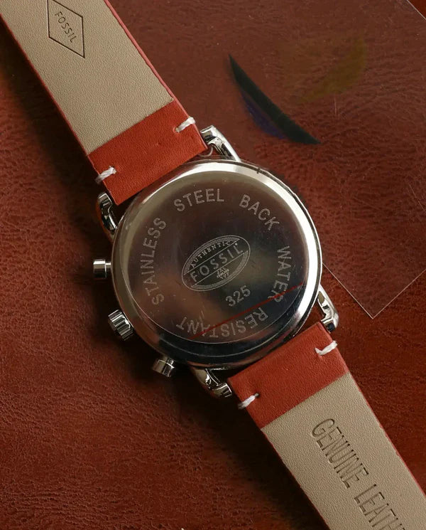 Fossil Silver Blue