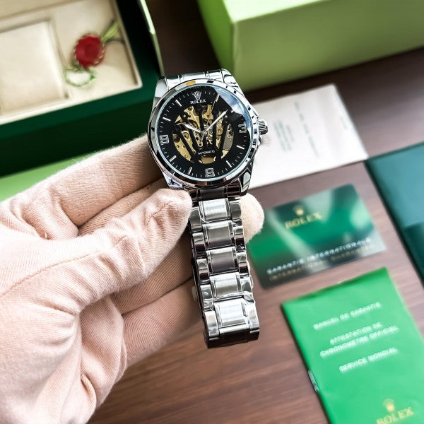 ROLEX AUTO SILVERBLACK