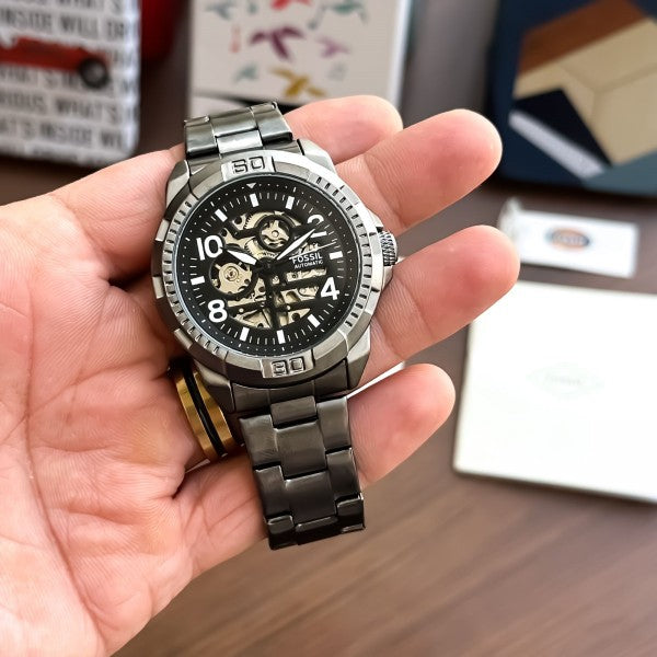 FOSSIL AUTO TITANIUM BLACK
