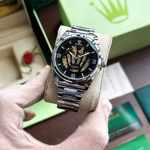 ROLEX AUTO SILVERBLACK