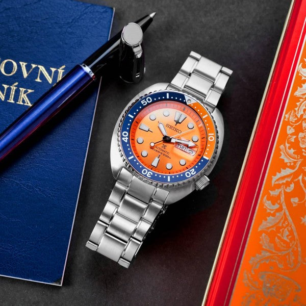 Seiko Prospex Diver Srpc95 Orange&Blue