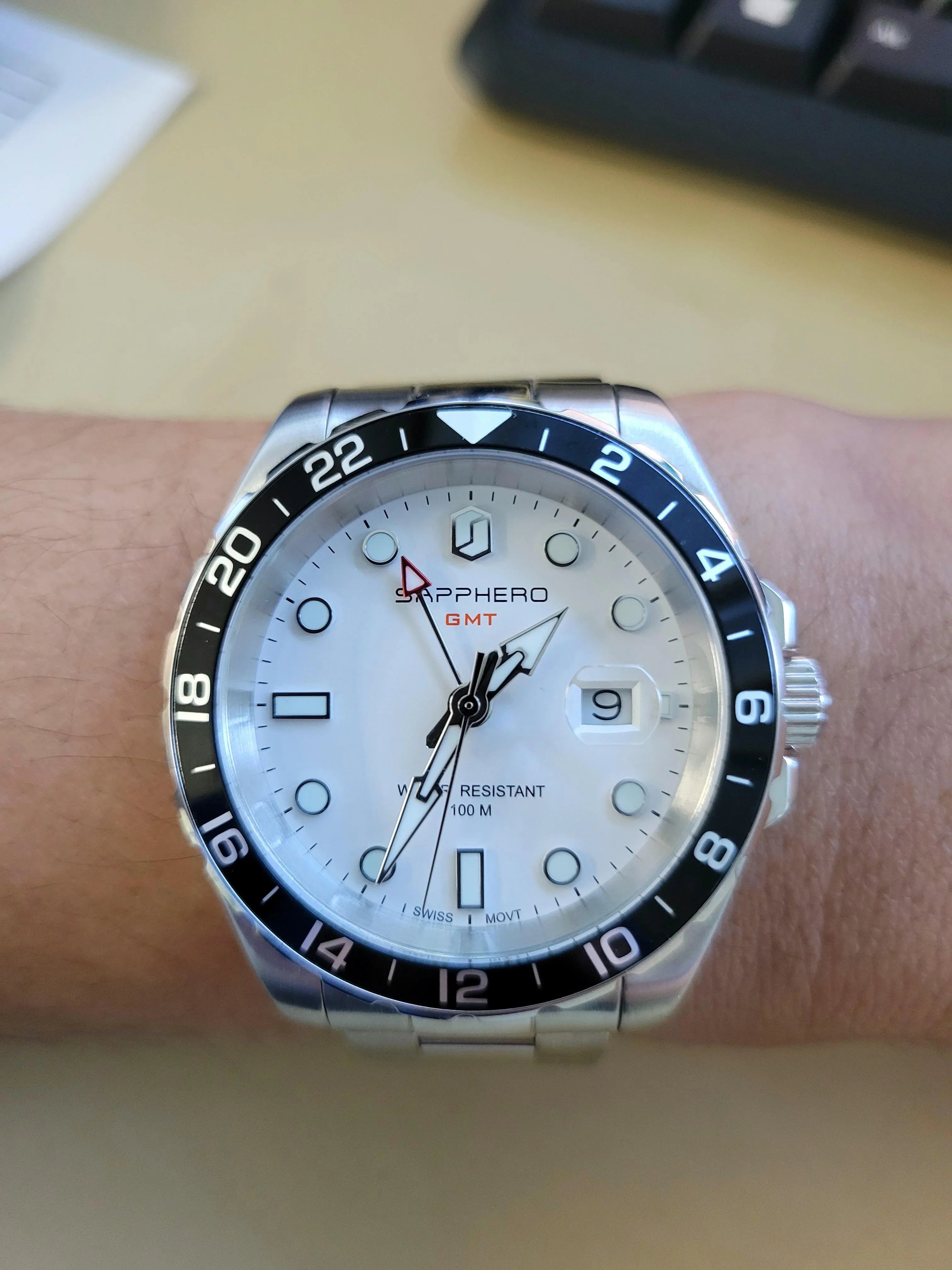 Fossil GMT Silver