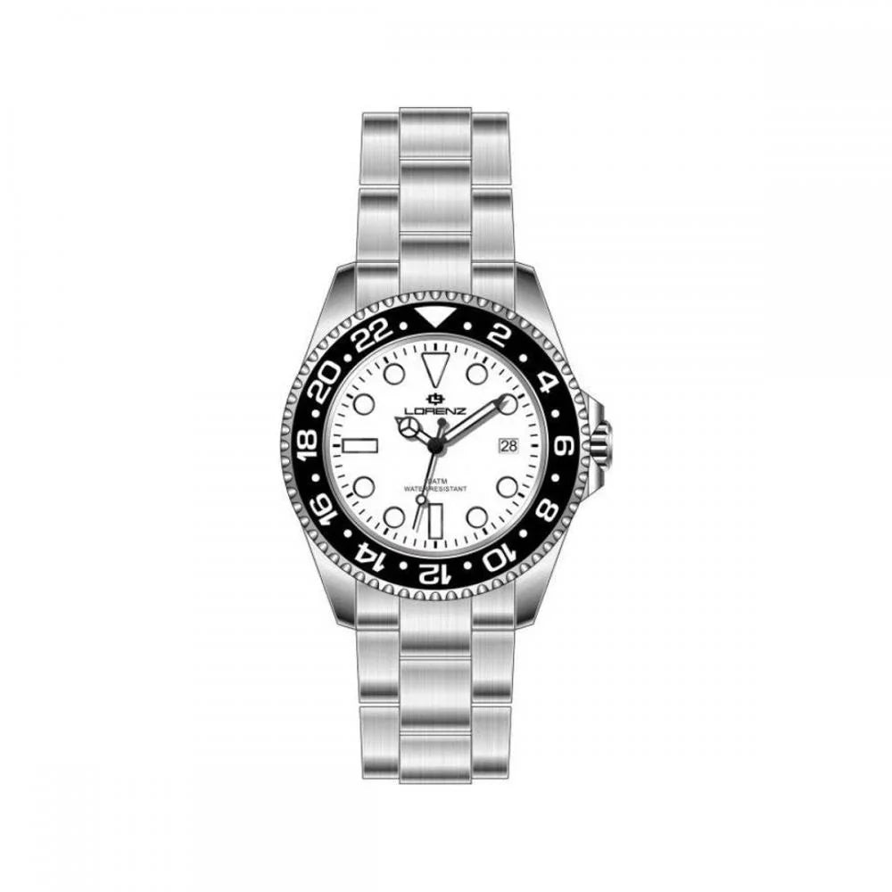 Fossil GMT Silver