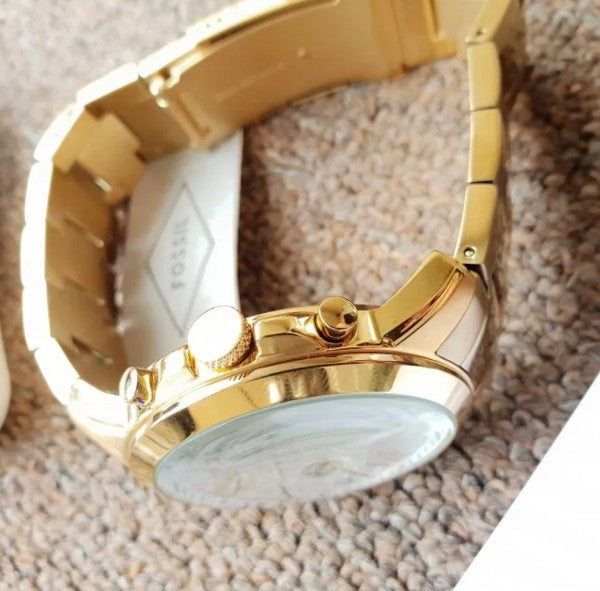 Fossil Fs4653 Grant Gold White