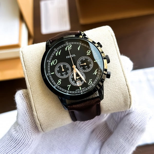 Fossil Brown Leather