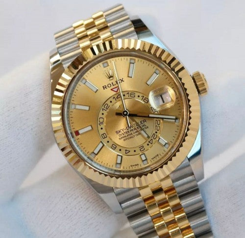 Rolex Oyster Perpetual Sky Dweller Two tone