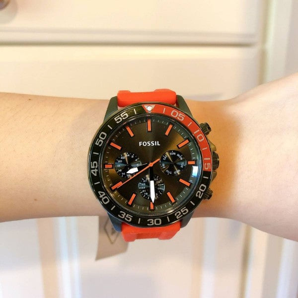 Fossil Bannon Orange Silicon