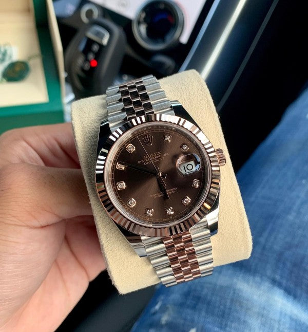 Rolex Just Date Premium Brown