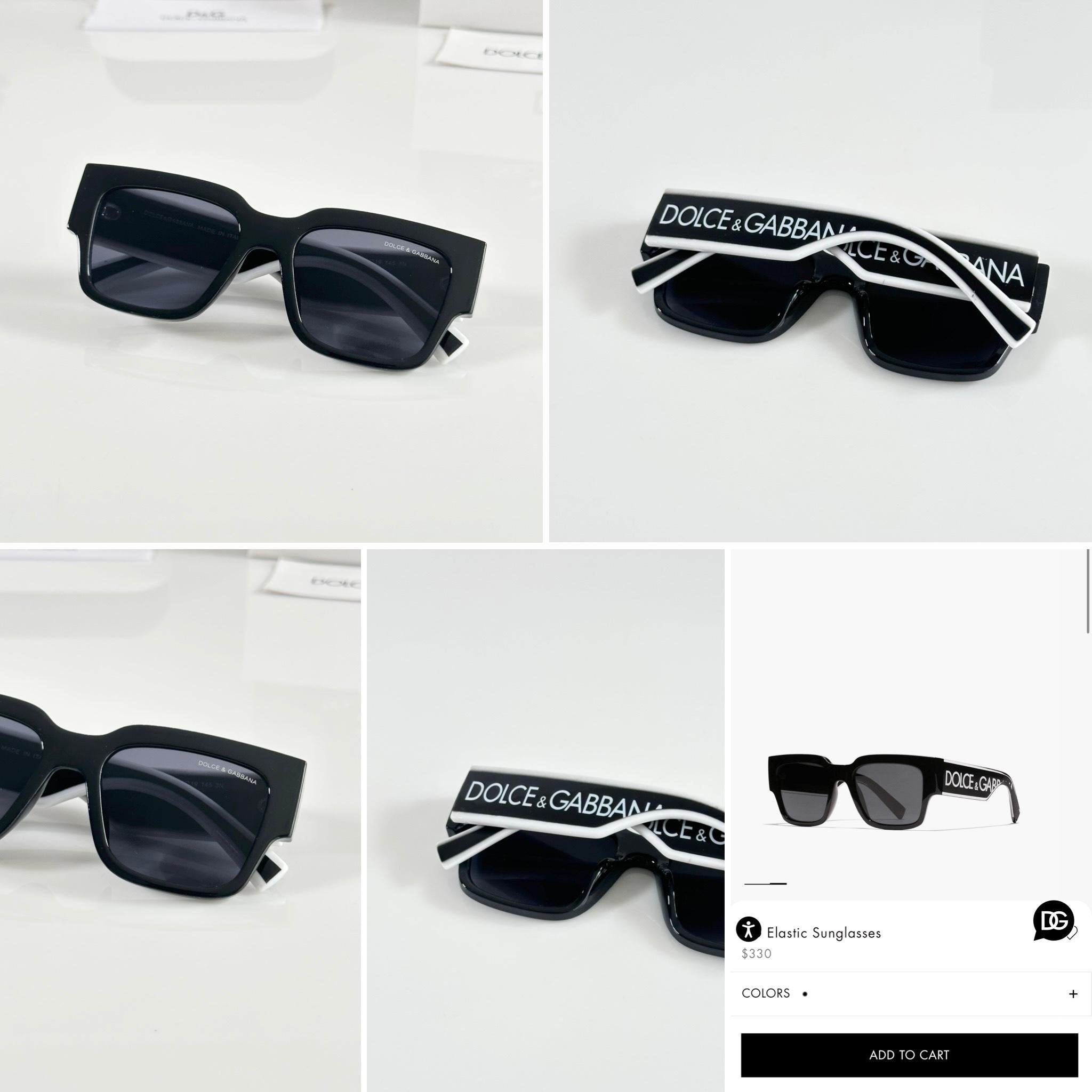 D&G with brand kit unisex sunglasses