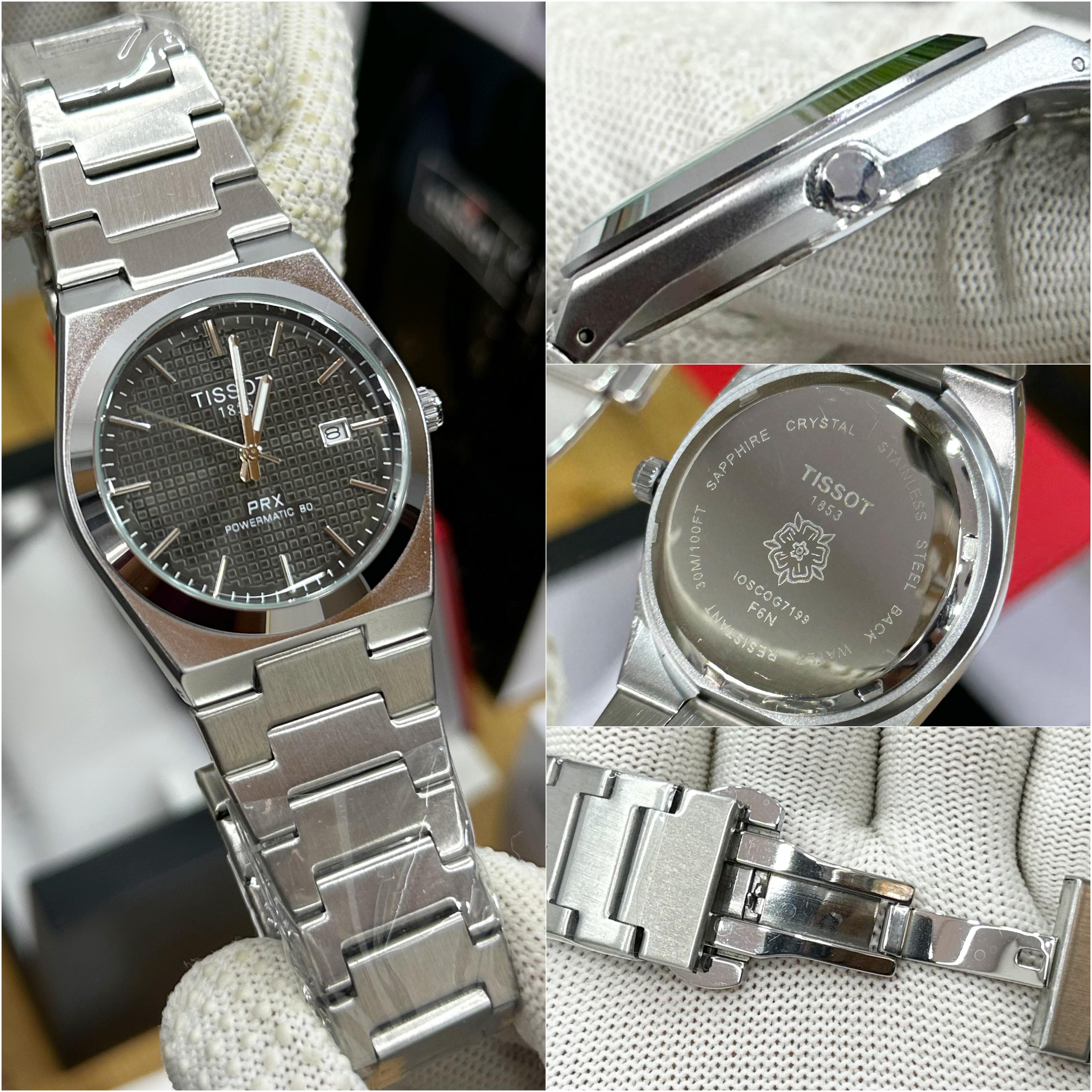 Tis_sot PRX Watch premium Quartz sliver black dial
