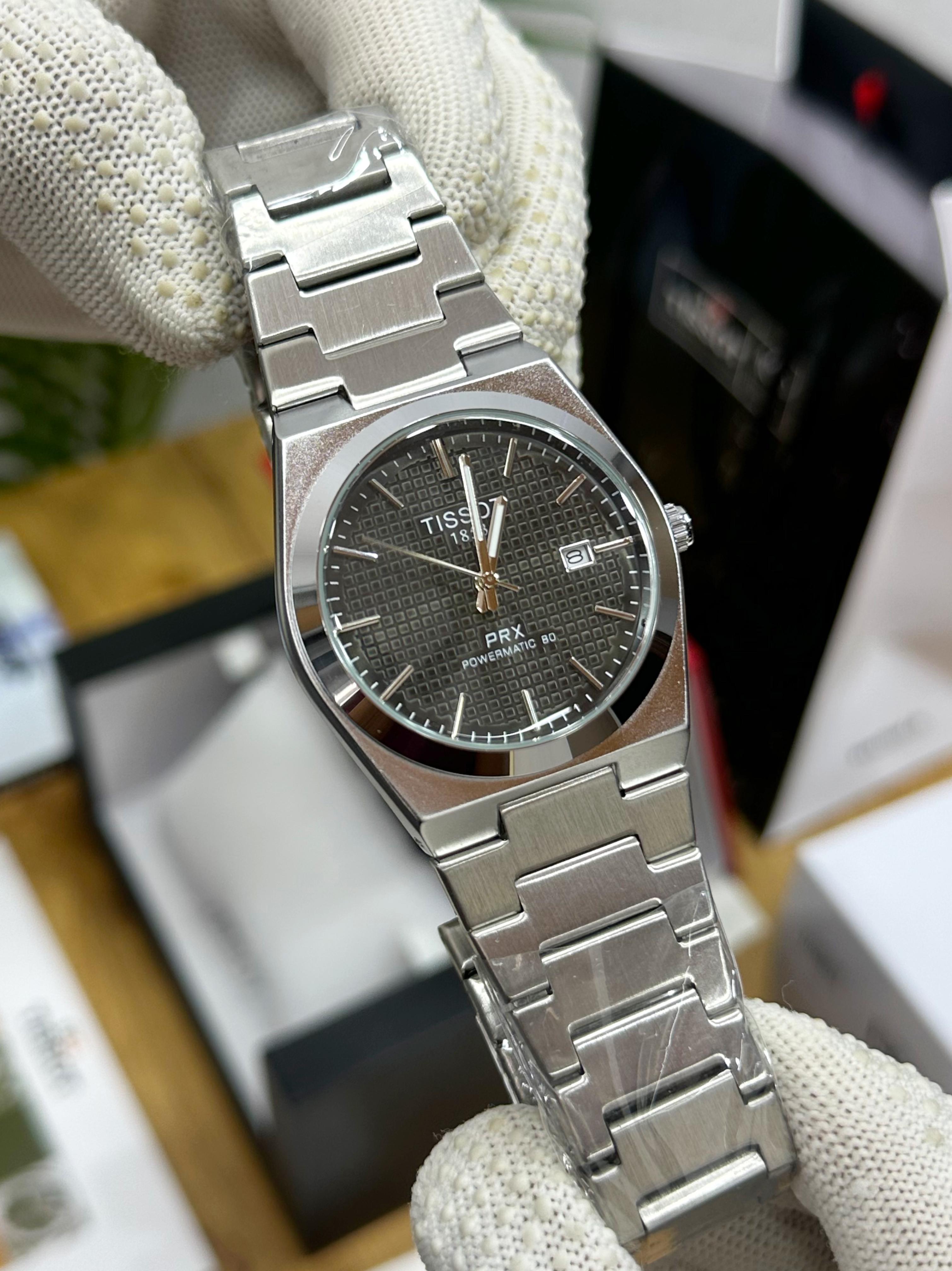 Tis_sot PRX Watch premium Quartz sliver black dial
